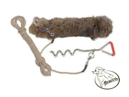 bracco dummy running rabbit celokozesinovy 500 g pro nacvik klidu na lovu 3407237