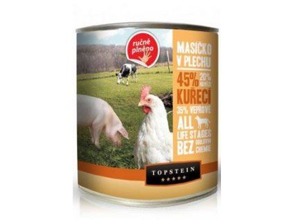 Topstein Masíčko v plechu - kuřecí 800g