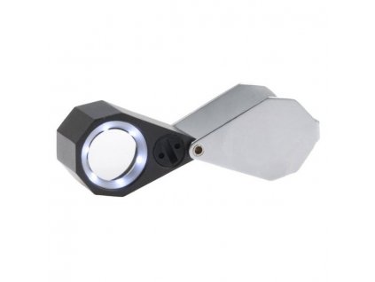 Viewlux lupa 10x, 21 mm, s LED světlem