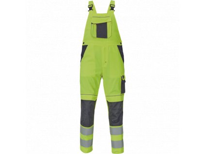 CERVA Pracovní kalhoty s laclem MAX VIVO HV