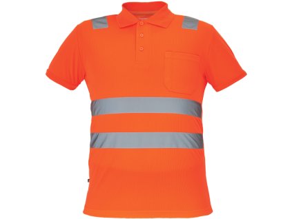 CERVA Pánská full HI-VIS polokošile JAEN