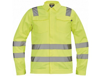 Pánská full Hi-Vis bunda MALAGA žlutá 46