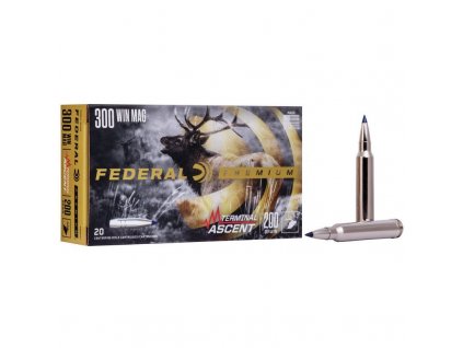 Náboj kulový Federal, Premium Terminal Ascent, .300 WinMag, 200GR (12,9g), Terminal Ascent