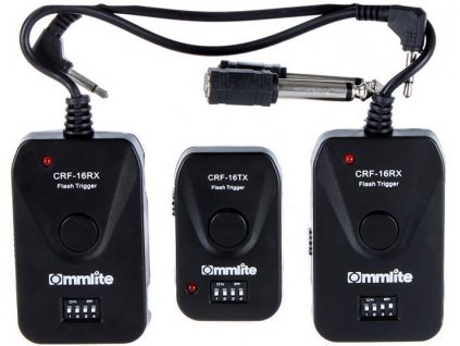 Commlite CRF-16TR2 (433 MHz) set - dálkový ovladač + 2 x přijímač