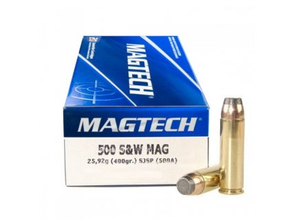 Náboj kulový Magtech, .500SW, 400GR, SJSP Flat