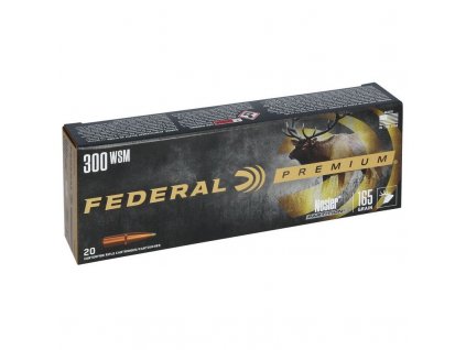 Náboj kulový Federal, Vital-Shok, .300 WSM, 165GR (10,6g), Nosler Partition