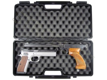 Plastový kufr na pistoli  44,5cm x 19,3cm x 8cm
