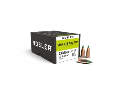 Střely Nosler Ballistic Tip Hunting 7,62mm, dia .310, 123grs