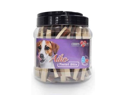 Pochoutka pes Twist Stix 12cm mléko+jehně 45 ks