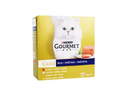 Gourmet Gold Mltp konz. kočka paštiky 8x85g