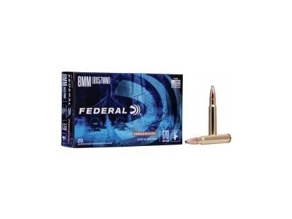 Náboj kulový Federal, Power Shok, 8mm Mauser, 170Gr, Power Shok SP