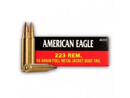 Náboj kulový Federal, American Eagle, .223 Rem., 55GR, FMJ Boat Tail