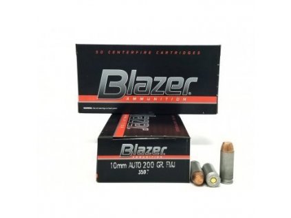 Náboj kulový CCI, Blazer Aluminium, 10mm Auto, 200GR (12,90g), TMJ