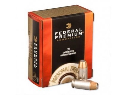 Náboj kulový Federal, Premium, .40 SaW, 155GR (10,0g), Hydra-Shok, JHP