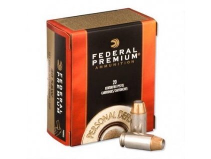 Náboj kulový Federal, Premium, .40 SaW, 155GR, Hydra-Shok, JHP