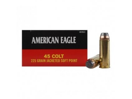 Náboj kulový Federal, American Eagle, .45LC, 225GR, JSP