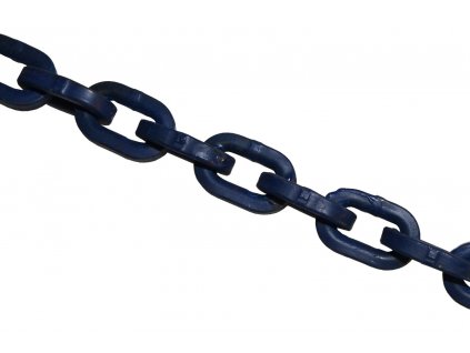 Řetěz hranatý modrý 10mm