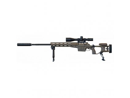 Tlumič A-TEC, Marksman AI, modulový, ráže do 30" (7,62mm), na úsťovou brzdu Accuracy Intl.