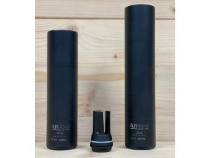 Tlumič A-TEC, AR 40-3, modulový Cerakote pro ráže do .30" (7,62mm), na Flash Hider A-FLOW