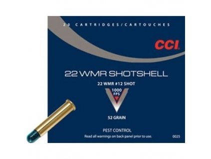 Náboj kulový CCI, Pest Control - Shotshell, .22 Win. Mag.