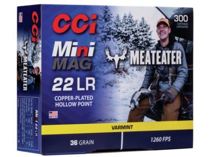 Náboj kulový CCI, Mini-Mag, .22LR, 36GR, HP "Meat Eater"