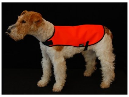 Reflexní vesta pro psy bez reflexní pásky - oranžová