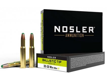 Náboj kulový Nosler, Ballistic Tip BT, .30-30 Win., 150GR (9,7g), Ballistic Tip