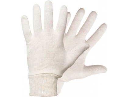 Pracovní rukavice Tit, šitý úplet, vel. 10