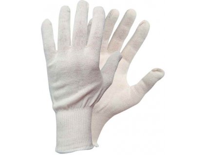 Bavlněné rukavice AUKLET s pružnou manžetou, vel. 7