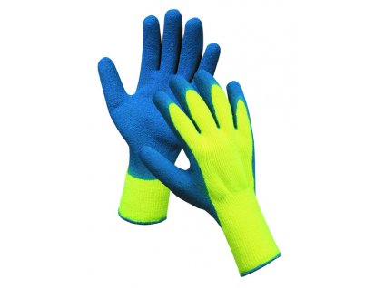 Zimní rukavice z akrylu NIGHTJAR ECO máčené v latexu, vel. 10
