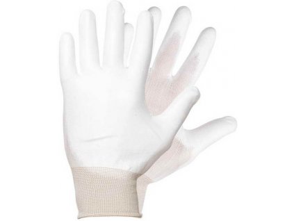 Pracovní rukavice Bunting, polyuretan na dlani a prstech, vel. 8