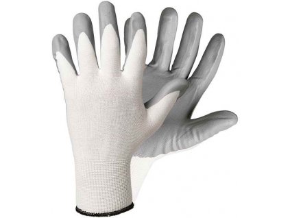 Pracovní rukavice Babbler, nitril na dlani a prstech, vel. 7