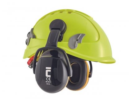 Dielektrický chránič sluchu ED 2C EAR DEFENDER, upevnění na přilbu, 29 dB SNR