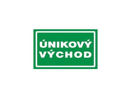 Značení - ÚNIKOVÝ VÝCHOD