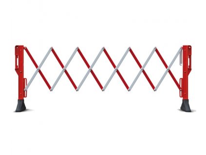 Bariéra Xpanda pro různé užití, červená / bílá