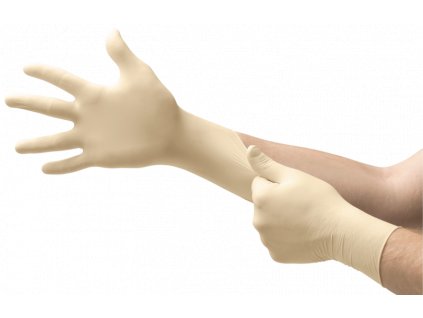 Jednorázové latexové rukavice TOUCH N TUFF 69-318, vel. 5