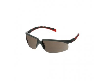 Ochranné brýle Solus s povrchovou úpravou Scotchgard™3M™, šedo-červené, S2002