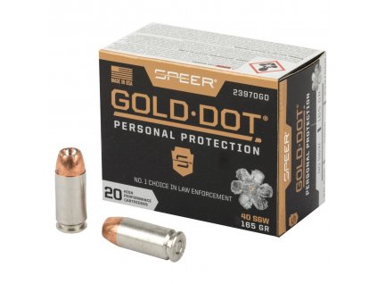 Náboj kulový Speer, Personal Protection G2, .40 SaW, 180GR (11,6g), GoldDot