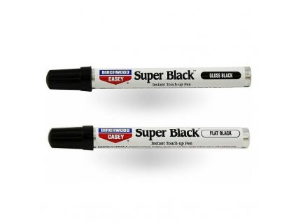 Přípravek Birchwood Casey, Super Black, Touch-up pen, 10ml, pro opravy škrábanců, lesk