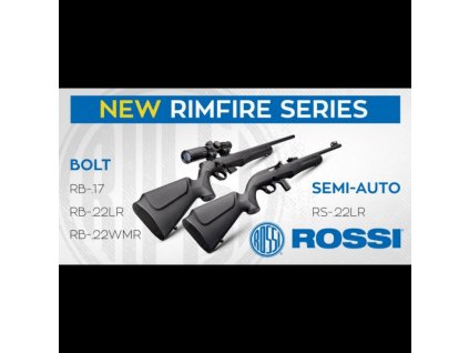 Malorážka opak. Rossi, Model: 8122, Ráže: .22LR, hl.: 21", závit, základna mont., černá