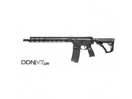 Puška samonab. Daniel Defense, Mod.:DDMSR-15 V7LW Black, Ráže:.223 Rem.,hl.:16", M-Lock sy