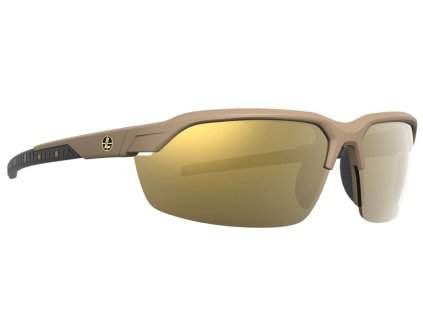 Střelecké brýle Leupold, TRACER, Gold Medallion, bronzová, polarizovaná skla, FDE