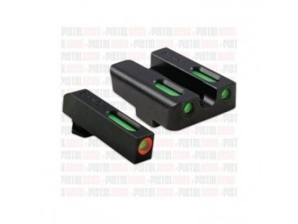 Mířidla Truglo, TFX PRO, Tritium + Fiber Optics, pro pistole Glock (nízká)