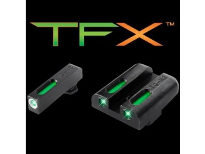 Mířidla Truglo, TFX, Tritium + Fiber Optics, pro pistole CZ 75, extrémně odolná!