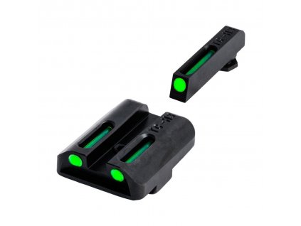 Mířidla Truglo, TFO - Tritium+optické vlákno, pro pistole Springfield XD, zelené