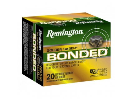 Náboj kulový Remington Ammunition, Golden Sabre, .45 ACP, 185GR, Bonded HPJ