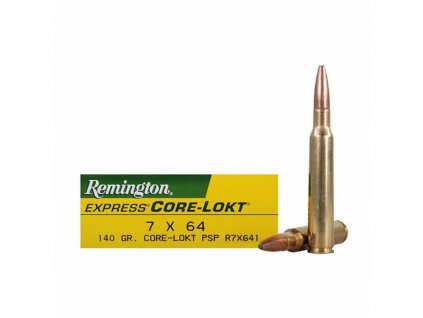 Náboj kulový Remington, Core-Lokt, 7x64mm, 140GR (9,0g), PSPCL