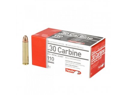 Náboj kulový Aguila, Rifle, .30 Carbine, 110GR (7,1g), FMJ, 1E302110