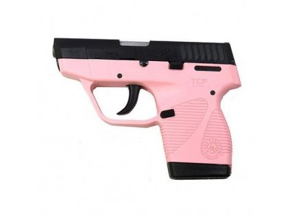 Pistole sam. Taurus, Model: PT-738 TCP, Ráže: 9mm Br., hl.: 3,3" (84mm), růžový rám
