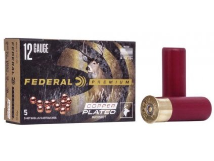 Náboj brokový Federal, Premium Vital Shok, 12x70mm, 12 broků vel. 00 BuckShot